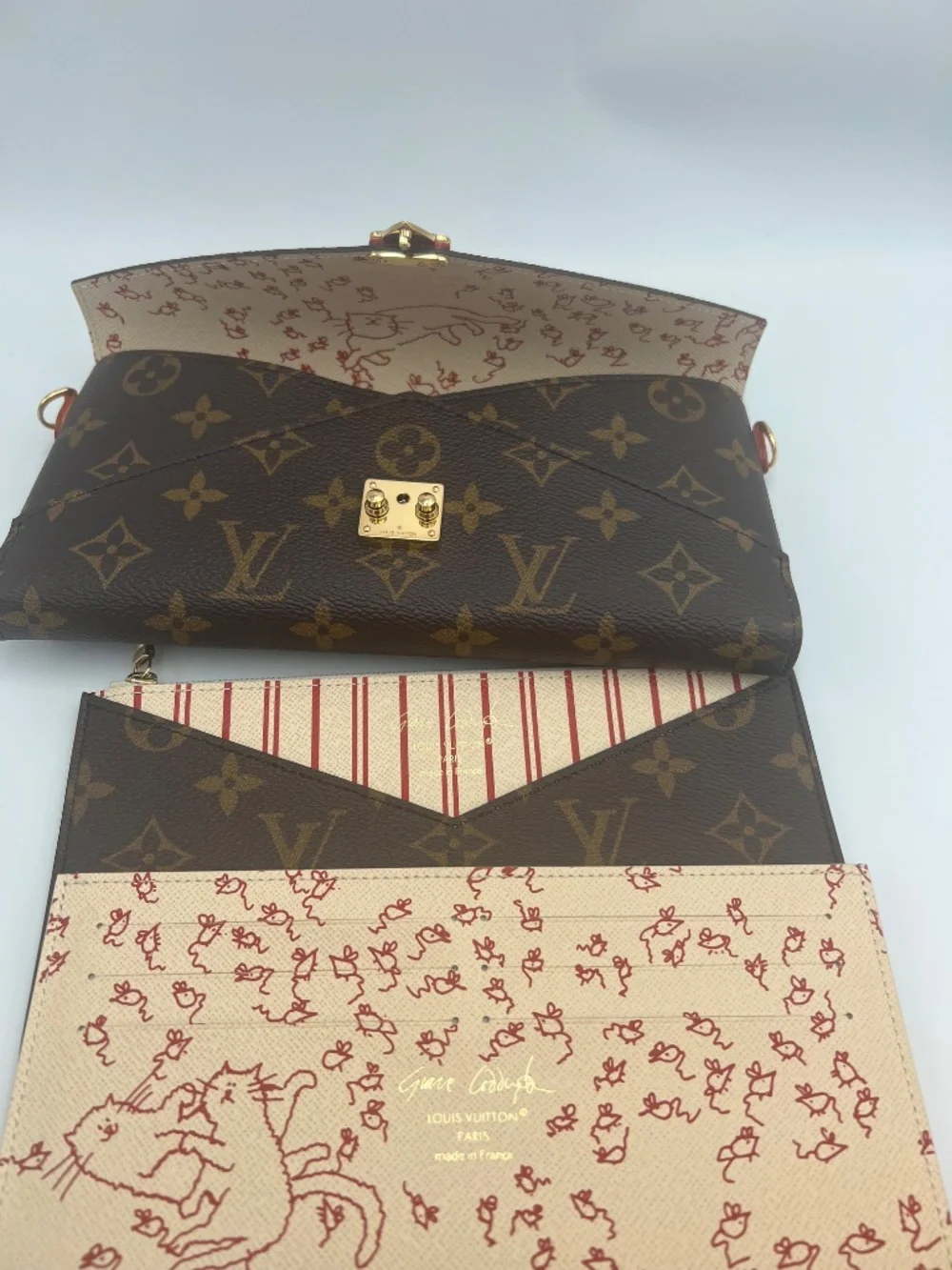NEW LV Kirigami Organizer on Chain Crace Coddignton Collection
